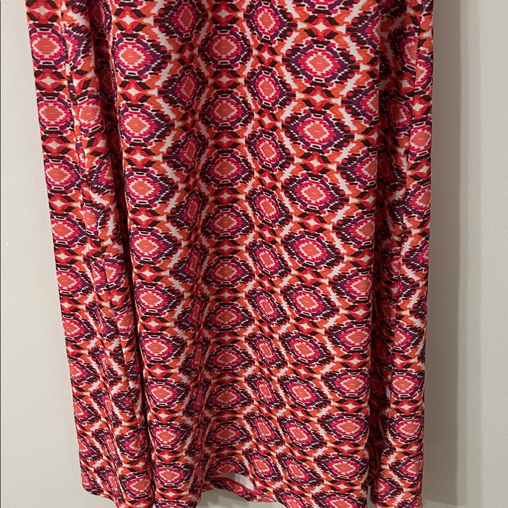 Prana Dress Women’s XL Pink Quin Geometric Mini Stretch Outdoor - Picture 3 of 15